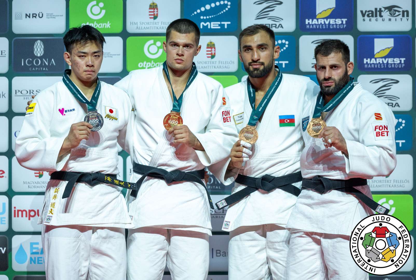 Kişi cüdoçularımız dünya çempionatında medal sayına görə rekordu təkrarladılar